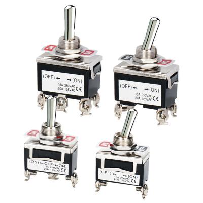 China 15A 250V KN3C E TEN1322 Mechanical Inverter 6 Terminal 3 Max Waterproof Terminal Solder Rating Origin ROSH Contact Life GUA Min Toggle Switch for sale