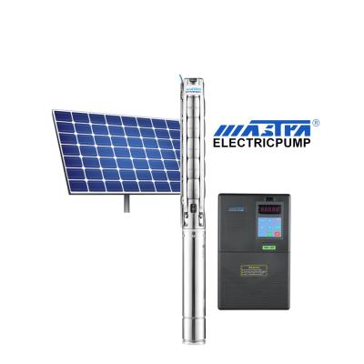 China MASTRA 220V 380V Solar Water Pump Pumping DC Energy Saving Solar Submersible AC Inverter System for sale