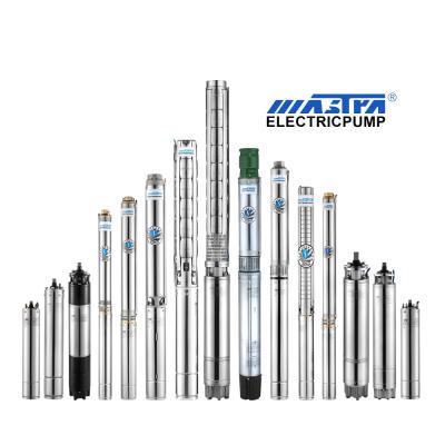 China Irrigation and Agriculture MASTRA All Inch Motor Stainless Steel Borehole Water Pumps Brushless AC DC Centrifugal Solar Submersible Pump for sale