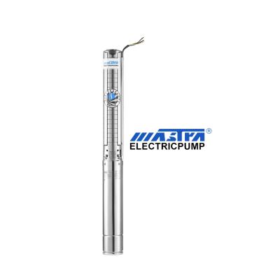 China Main Irrigation and Agriculture MASTRA 4inch 220V 2hp 100m Stainless Steel AC Pumps Electric Solar Submersible Water Pump for sale