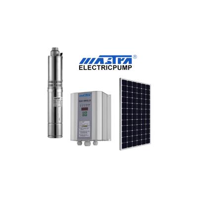 China Hotel MASTRA 3inch 48V 500W DC Power Borehole Fountain Pumps System Solar Solar Ss Water Pump for sale