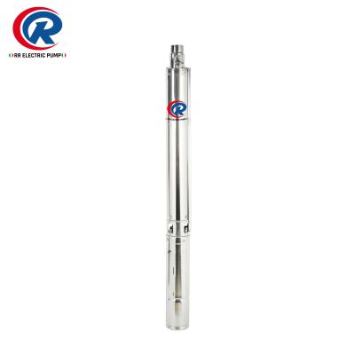 China Irrigation and Agriculture Mastra ruirong 4 inch 3hp 2.2kW submersible borehole pump stainless steel pumps easy disassembly deep well submersible pump for sale