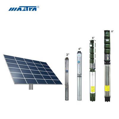 China Best Price 48V/220V/380V DC SOLAR Motor Pump 6 Inch Solar Submersible Water Pump for sale