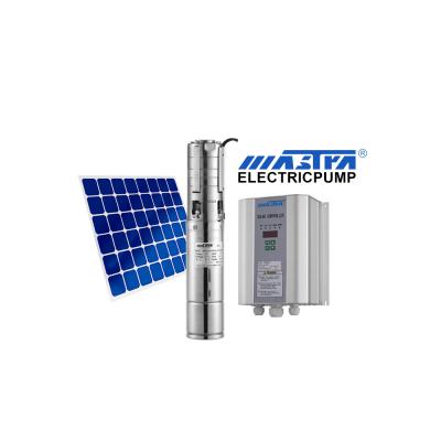 China Irrigation and Agriculture DC Impeller Pumps System Solar Stainless Submersible Solar Water Pump MASTRA 4inch 1.1kw for sale