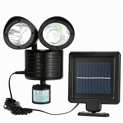 China ABS Solar 22leds 2 PIR Motion Sensor Garden Security Light for sale