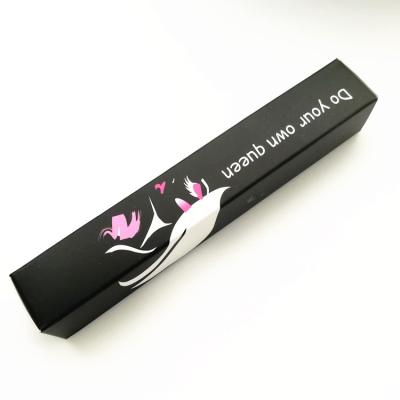 China Recyclable Wholesale Custom Printed Empty Paper Cosmetic Packaging Mascara Box for sale