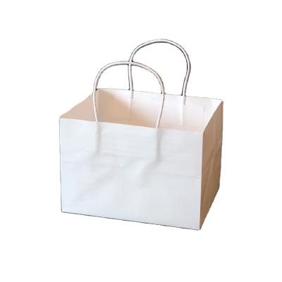 China Custom Wholesale Paper Bags Recycled Materials Kraft Paper Bags For Coffee Cake Bag Curling Machine for sale