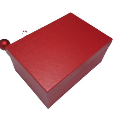 China Recycled Materials Cardboard Paper Christmas Gift Box Packaging With Three Piece Logo Cardboard for sale