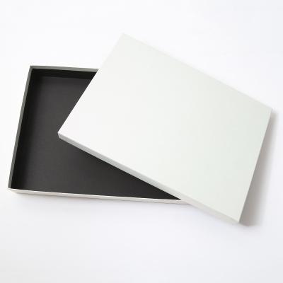 China Recycled Materials Custom Black Paper Gift Boxes Packaging Black Paper Box Cardboard Packing Boxes for sale