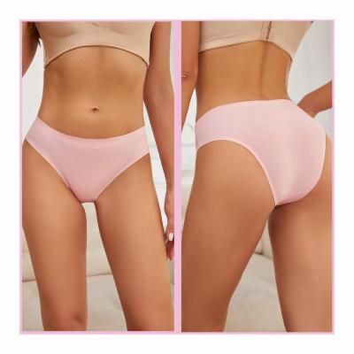 China Anti-Bacterial Women Panty Hipster Panties High Quality Seamless Breathable Women Underwear Brief Sexy Cotton Ladies Panties for sale