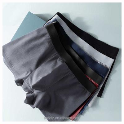 China Breathable Wholesale Men'S Underwear Low Waist Cotton Boxer Underwear Ice silk Men Pants And Boxer Shorts good breathable for sale