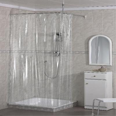 China Sustainable Hot Sale PVC Shower Curtain, Custom Printing And Waterproof Shower Curtain for sale