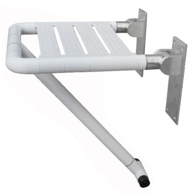 China Modern Bathroom Stainless Steel Shower Seat Safety Shower Wall Mounted Folding Handrail for sale