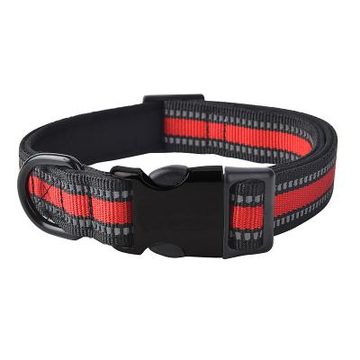 China Nibao Padded High Quality Dog Personalized Collar Neoprene Reflective Dog Collars for sale