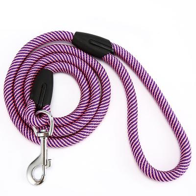 China Nibao Padded Heavy Duty Nylon Rope Dog Leash with Highly Reflective Leads for Medium and Large Dogs for sale