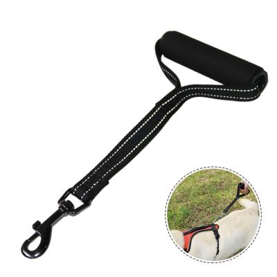 China Newest Nibao Padded Short Dog Leash With Traffic Handle For Medium And Large Dogs Thoughtful Dog Leash for sale