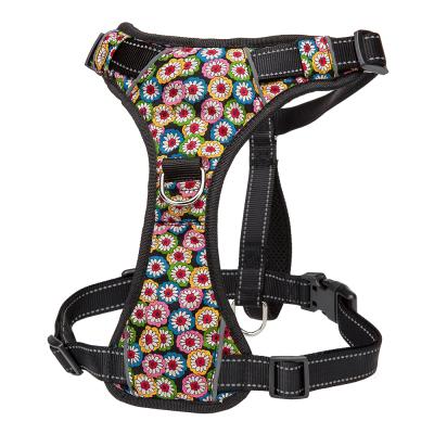 China New Design Padded Green Breathable No Pull Chest Easy Walk Dog Harness For Large Dog No Pull Dog Harness for sale