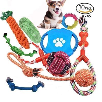 China Viable Nibao 12 Mode Variety Dog Pack LOW MOQ Cheap Toy Play Sets For Pet Rope Dog Chew Toy for sale