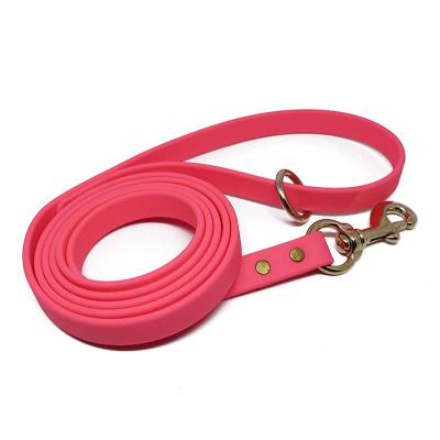 China Nibao Large DETACHED Wholesale Flexible Safety Hunting Dog Collar and Leash with Metal Brass Hook for sale