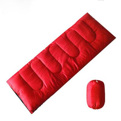 China Type A Fabric Camping Envelope Breathable Comfortable Outdoor Envelope Shape Sleeping Bag For Adults for sale