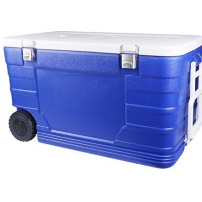 China Hot Outdoor Popular Plastic Food Storage Picnic Vending Box Insulated Cooler Box for sale