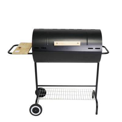 China Cheap Outdoor American BBQ Grill Adjustable Height Charcoal Grill Set For BBQ Metal Iron Black Grill for sale