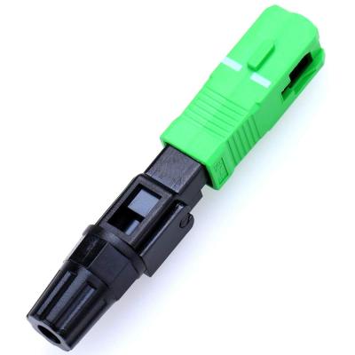 China FTTX SC APC Fiber Fast Connector for sale