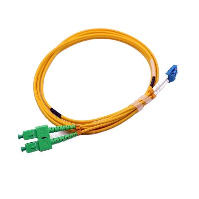 China FTTX SC LC Duplex Jumper Fiber Optic Cable Connector for sale