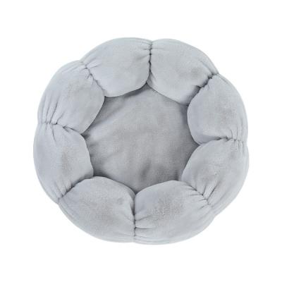 China Wholesale Breathable Luxury Pet Bed Cute Flower Shape Durable Pet Bed Soft Comfortable Breathable 4 Kinds Of Color for sale