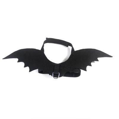 China Viable New Pet Halloween Props Cute Bat Wings Shape Transformation For Dogs And Cats Pet Dress Up Luxury Accessories for sale