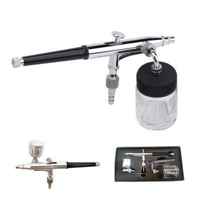 China (0.2 0.3 0.5mm Needles Art Hobby Cake Multi-Purpose Precision Automatic Double-Action Airbrush Gravity-Fed Siphons 20CC and 7cc for sale