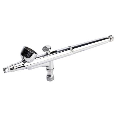 China Universal Gravity Fed Big Cup Action Top-Feed Dual Airbrush Airbrush For Painting 5cc for sale