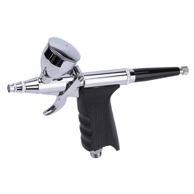 China Professional Dual 0.5mm 2CC/7CC/12CC Airbrush Spray Gun Kit Air Brush 0.2mm 0.3mm Action Trigger Airbrush for sale