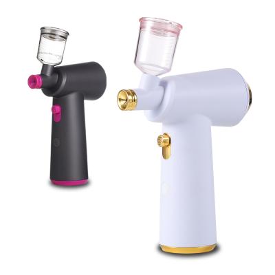 China Airbrush Cloth Gun 5CC/7CC/20cc/40CC Portable Rechargeable Tanning Spray Tanning Airbrush Optional for sale