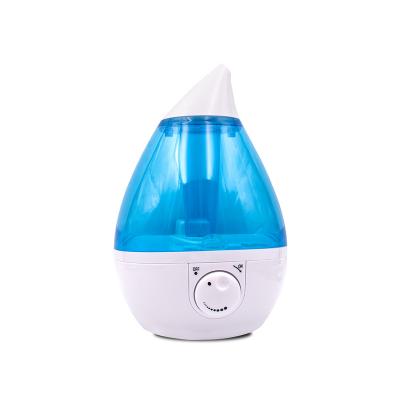 China Hotel Teardrop Shape Large Capacity Ultrasonic Home Air Humidifier for sale