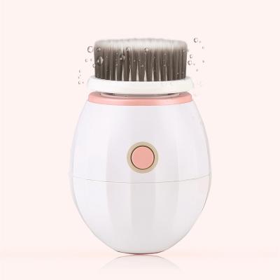 China Multifunctional Electric Face Sonic Silicone Facial Cleansing Brush Wedding Gift for sale