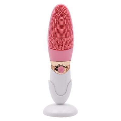 China Multifunctional Logo Promotional Gift Items Sonic Custom Silicone Facial Brush for sale