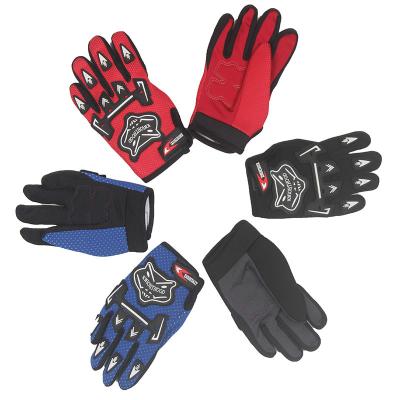 China Youth Child Full Finger Motocross Gloves Dirt Bike ATV Off-Road Christmas Gift Racing Kid Moto Glove KG-01 for sale