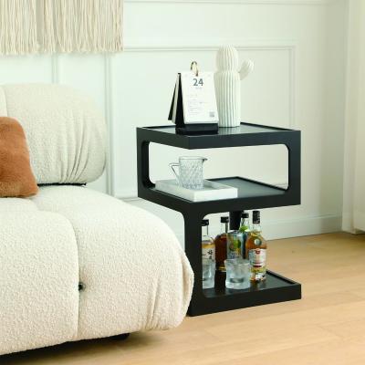 China Elegant Factory Direct Shelf Sofa Side High End Coffee Table Tables Small End Table Cabinet for sale