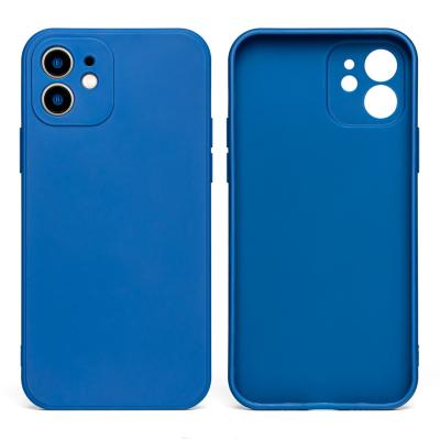 China Low Price Matte Soft Tpu Silicone Shockproof Cell Phone Cover Frosted Soft Rubber Case For iPhone 12 13 pro max for sale