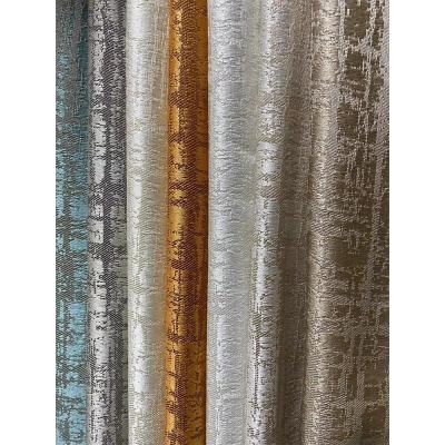 China Blackout New Fashion Polyester Jacquard Brocade Curtain Fabric High Quality for sale