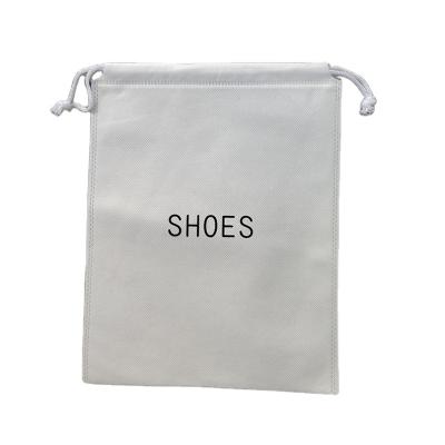 China White Mini Custom Logo Jute Satin Multi Function Pocket Package Small Drawstring Bag for sale