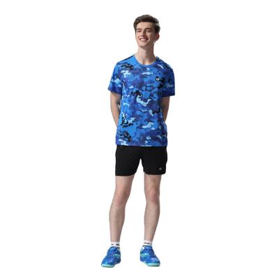 China Wholesale QUICK DRY sports and comfortable and soft men's T-shirt sports leisure badminton for sale