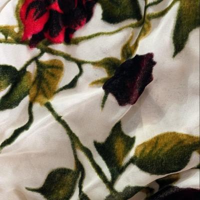 China QUICK DRY 100% pure silk velvet fabric for sale