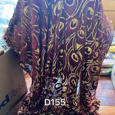 China Metallic Ready to Ship Beautiful Hand Painted Silk Dirac Silk Fabric in Pure Velvet Silk for sale