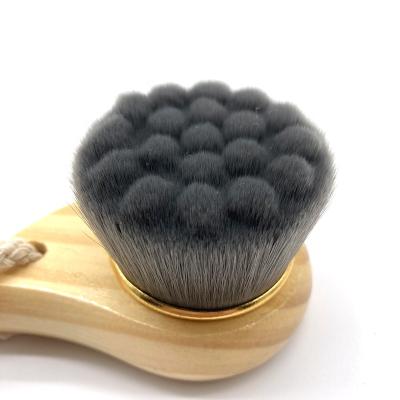 China Wholesale Custom Wood Brush Cleaning Brush Custom Wood Cleansing Brush Dry Face Dry Face Soft Fiber for sale