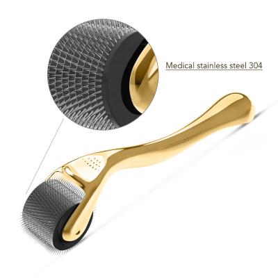 China Pigment Removal Beauty Massage Tools Healthy Care Cosmetic Microneedling Equip 540 Titanium Micro Needle Derma Roller For Face for sale