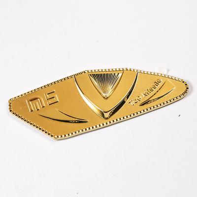 China High Quality Europe Die Casting Plating Stamping Part Blank Nickel Nameplate For Golf for sale