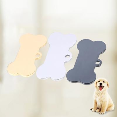 China Europe Manufacturer Wholesale Metal Custom Double Sided Personalized Printed Dog ID Tags Stainless Steel Pet Name Tags for sale