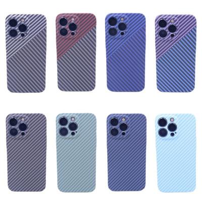 China Hot Sales Shockproof High Quality Carbon Fiber Design Hard Matte Phone Case For iPhone 13 Pro Max 13 Pro Max for sale